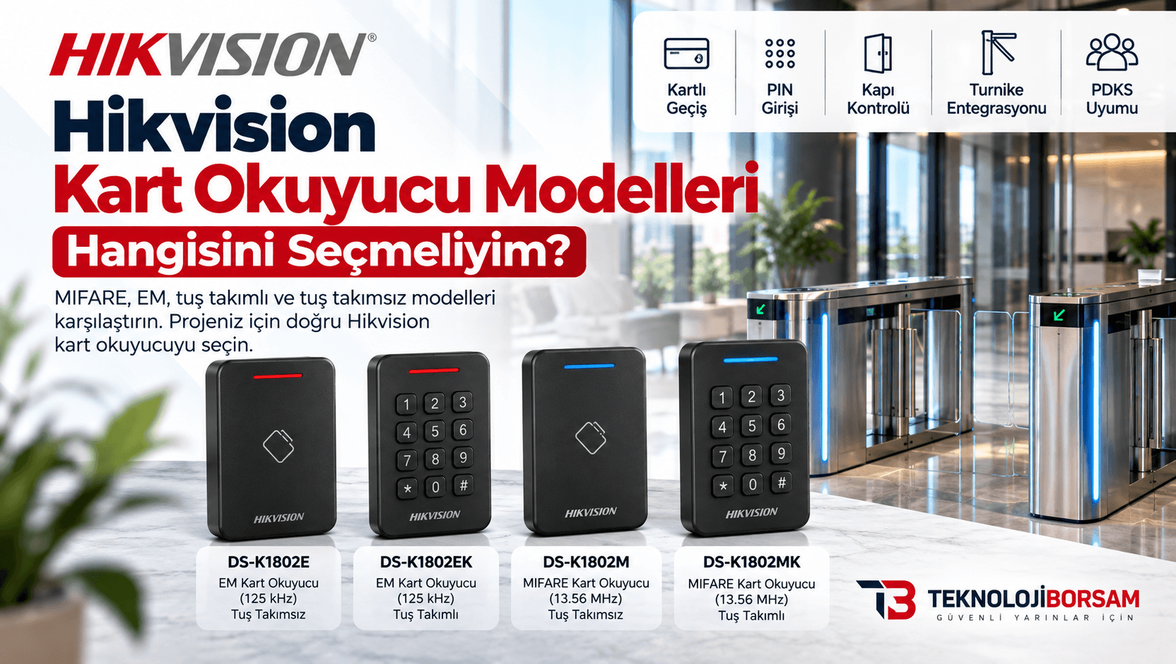 Hikvision Kart Okuyucu Modelleri 2026 – Hangisini Seçmeliyim?
