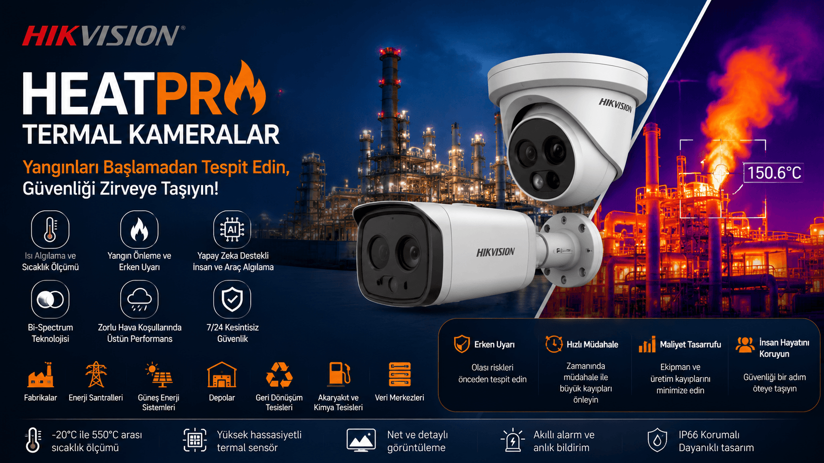 Hikvision HeatPro Termal Kameralar Nedir?