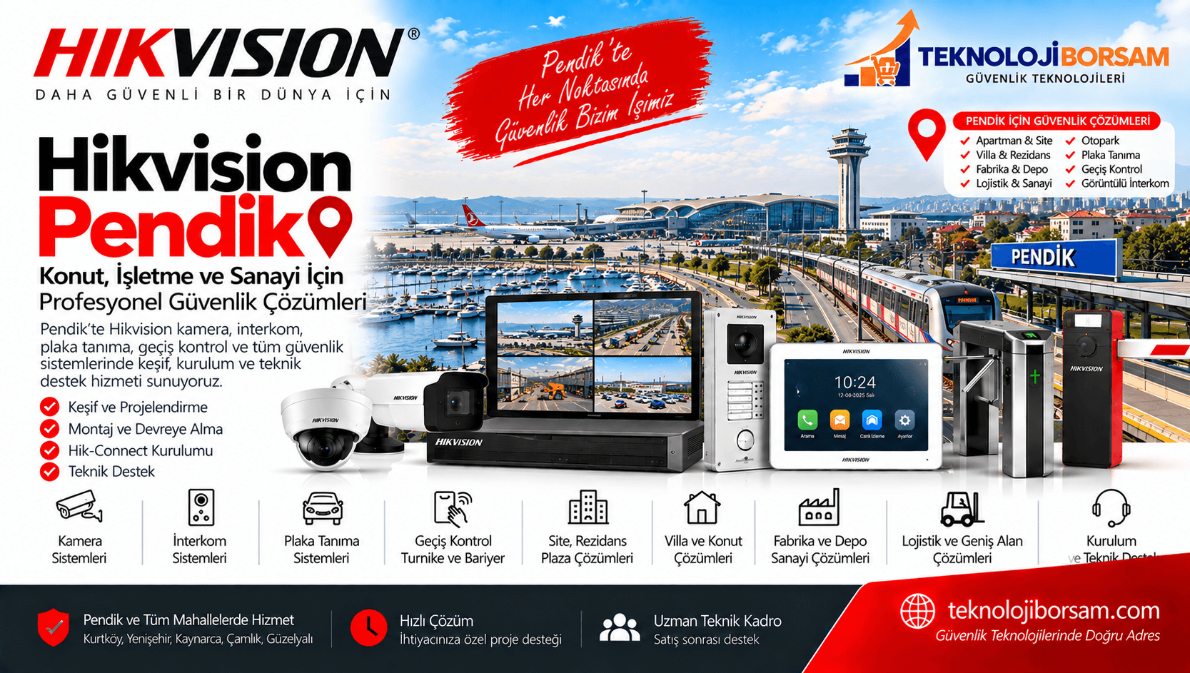 Hikvision Pendik | Kamera ve Güvenlik Sistemleri Kurulumu
