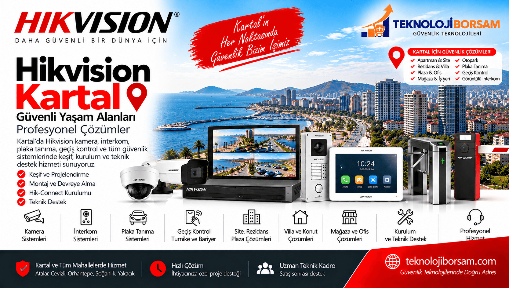 Hikvision Kartal | Kamera ve Güvenlik Sistemleri Kurulumu