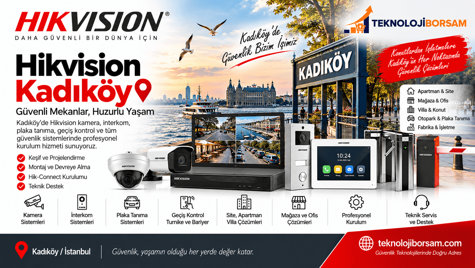 Hikvision Kadıköy | Kamera ve Güvenlik Sistemleri Kurulumu