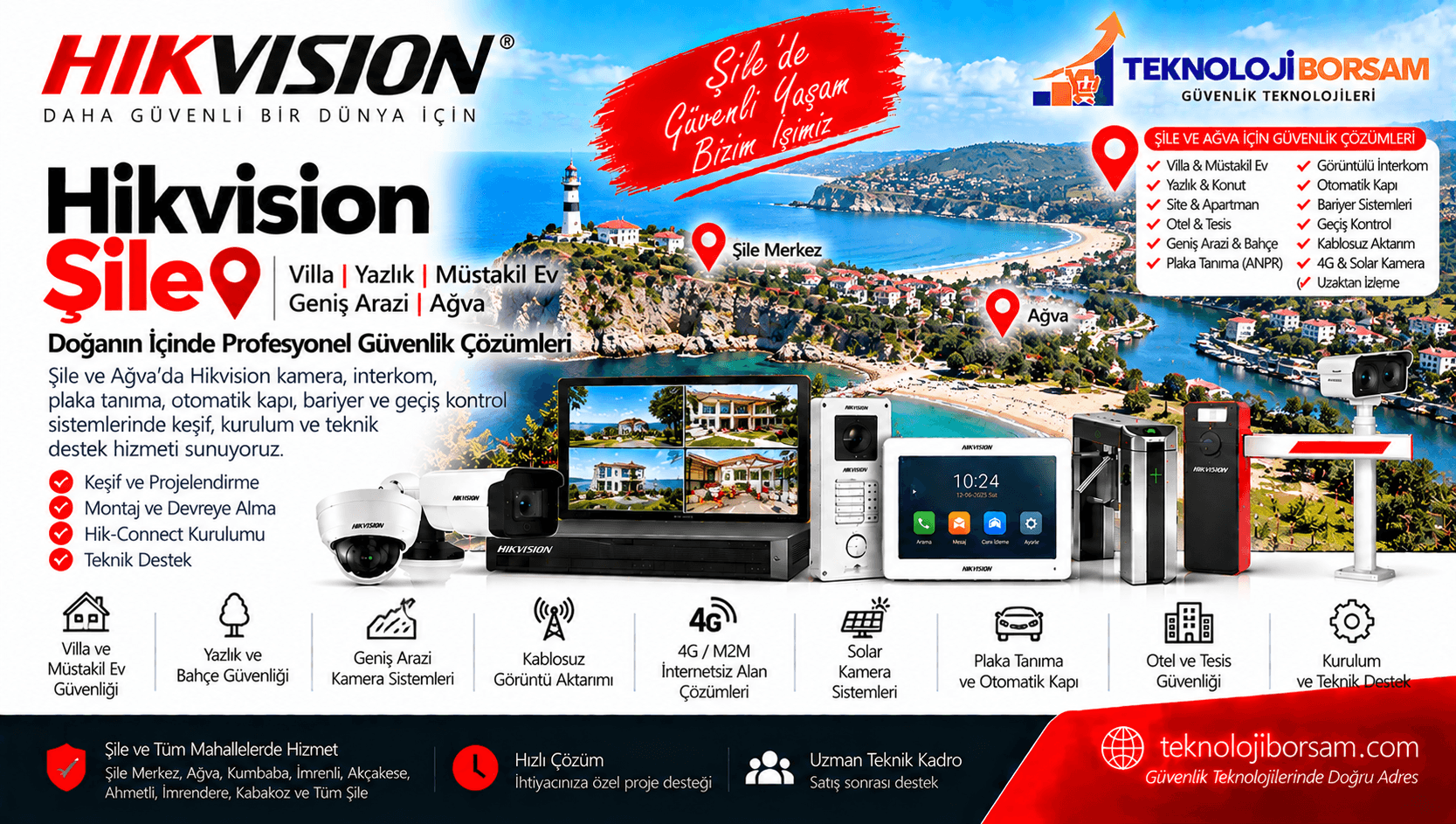 Hikvision Şile | Kamera ve Güvenlik Sistemleri Kurulumu