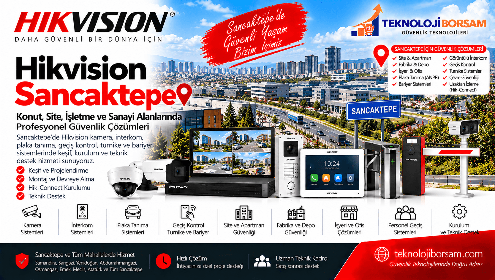 Hikvision Sancaktepe | Kamera ve Güvenlik Sistemleri