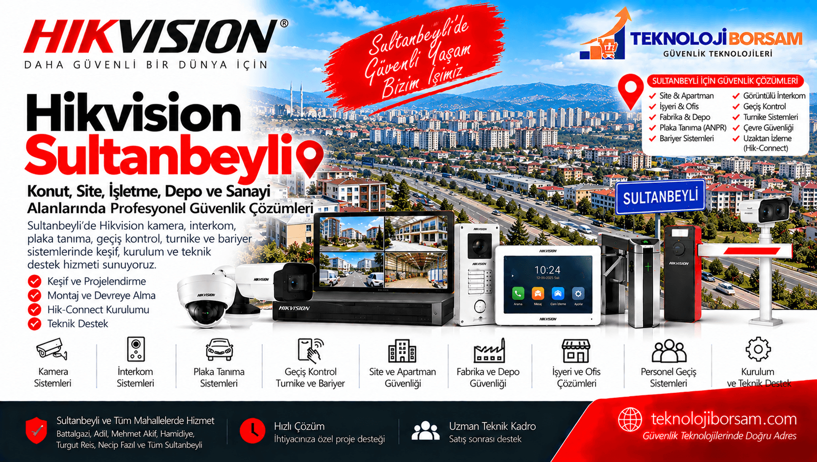 Hikvision Sultanbeyli | Kamera ve Güvenlik Sistemleri