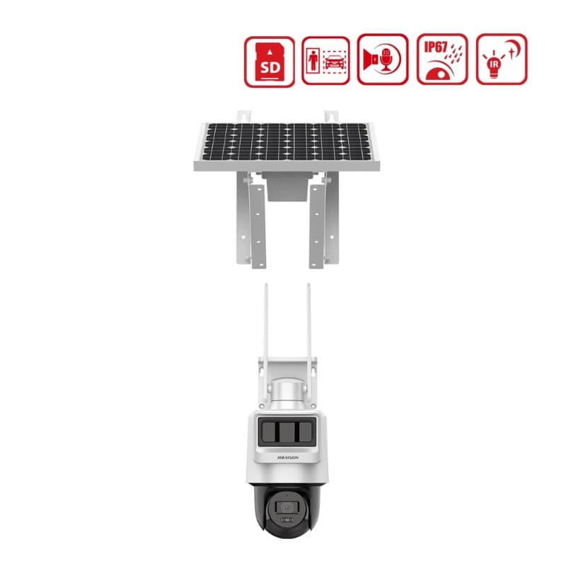 Hikvision DS-2DE2C400IWG-K/4G 4 MP PTZ IP Kamera | SIM Kartlı 4G, Sesli - Ürün Görseli 2