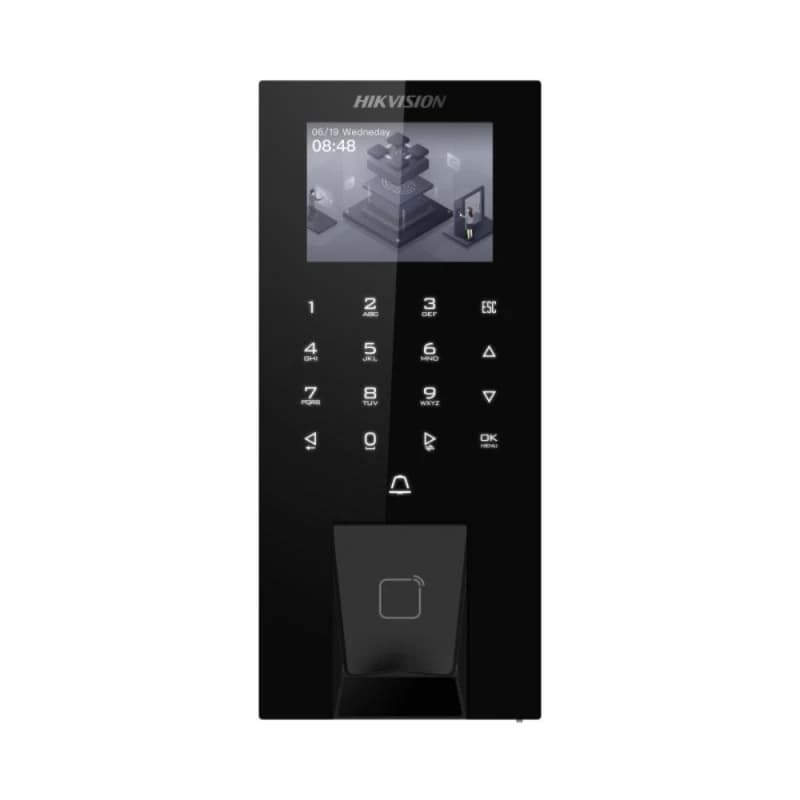 Hikvision DS-K1T807MBWX-QRE1 Mifare Kart, QR Kod ve Şifreli Geçiş Kontrol Terminali – Wi-Fi, Bluetooth, PoE, IP65 - KONTROL CİHAZLARI - Hikvision