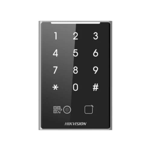 Hikvision DS-K1109DKB-QR QR Kod ve Kart Okuyucu – Tuş Takımlı, Wiegand/RS-485 Bağlantılı Geçiş Kontrol Okuyucusu - KONTROL CİHAZLARI - Hikvision