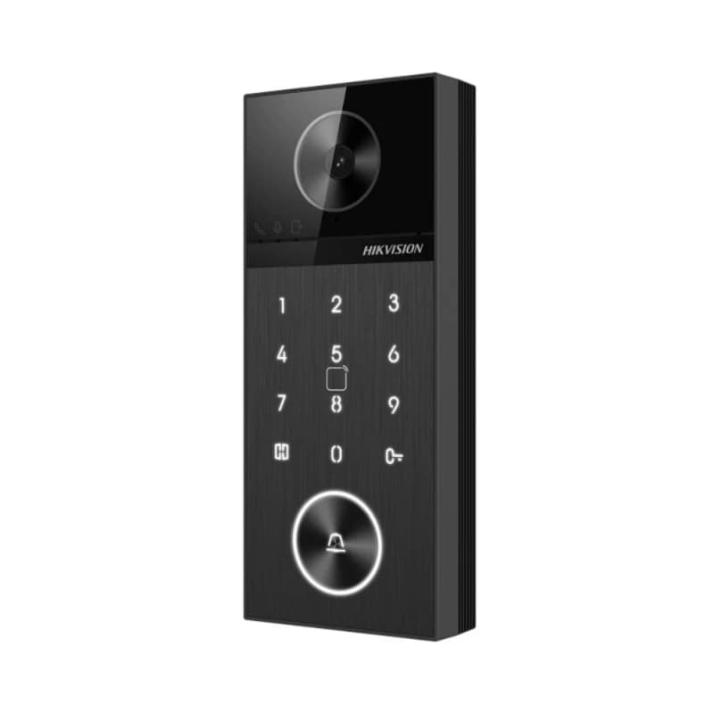 Hikvision DS-KV6124-WBE1 4 MP IP Villa Kapı İstasyonu (Wi-Fi, Bluetooth, Kart Okuyucu, Şifre, PoE, Çift Yönlü Ses) - DIŞ ÜNİTELER - Hikvision