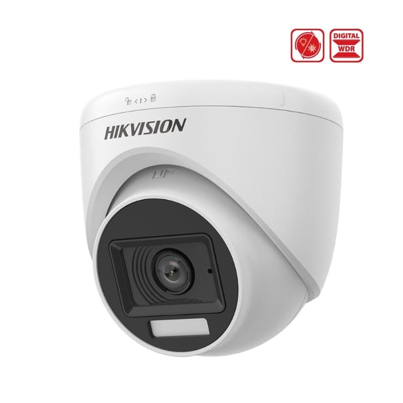 2MP 2.8mm Akıllı Çift Işık20m Turret HDCVI Kamera - HİBRİT KAMERALAR - Hikvision