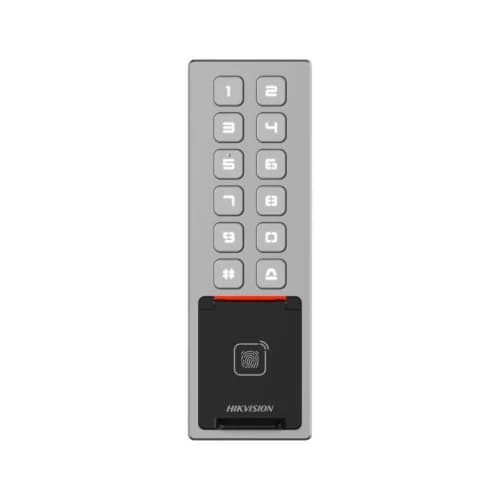 Hikvision DS‑K1T805MBFWX bluetooth + Parmak İzi + Kart + PIN Erişim Kontrol Terminali – Wi‑Fi & IP65 & Bataryalı - KONTROL CİHAZLARI - Hikvision