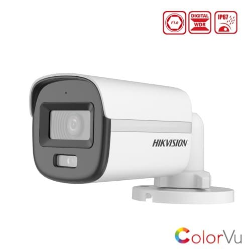 2MP 3.6mm ColorVu Mini Bullet HDCVI Kamera - HİBRİT KAMERALAR - Hikvision