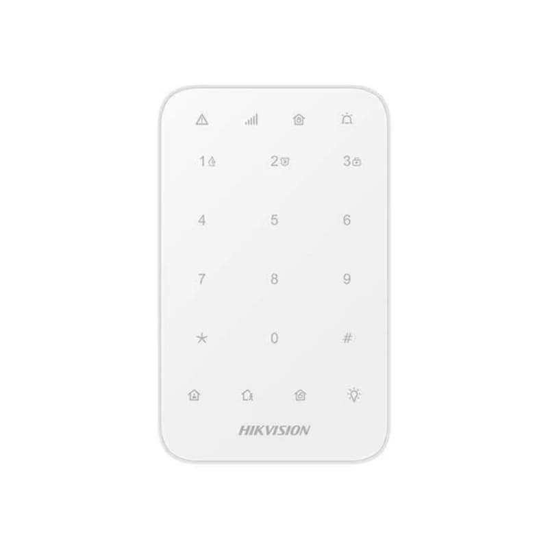 Hikvision DS-PK1-E-WE Kablosuz Alarm Keypad – LCD Ekran, WiFi, 868MHz, AX Pro Uyumlu - KABLOSUZ ALARM SİSTEMLERİ - Hikvision