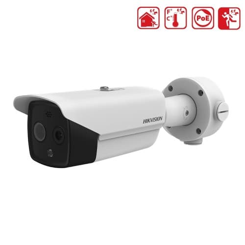 Termal + Optik Bi-spectrum IP Bullet Kamera - TERMAL KAMERALAR - Hikvision