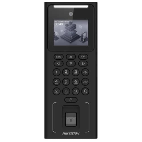 Hikvision DS-K1T321MFX Yüz Tanıma + Parmak İzi + Kart + PIN Erişim Kontrol Terminali - KONTROL CİHAZLARI - Hikvision