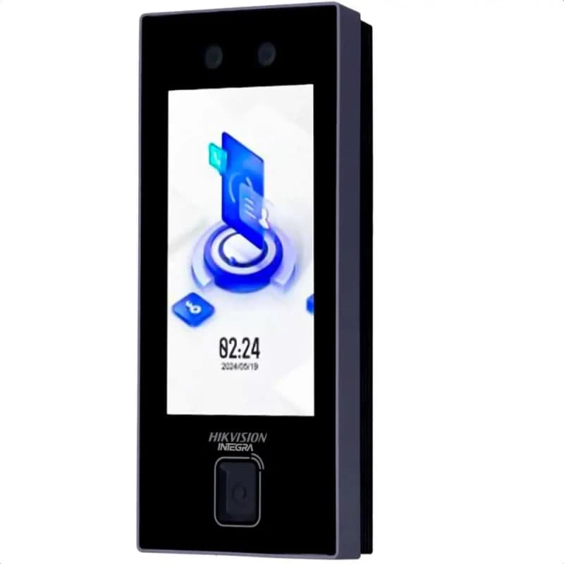 Hikvision DS-K1T344MBWX-QRE1 Yüz Tanıma, Parmak İzi, Kart ve QR Kod Destekli Personel Devam Kontrol ve Geçiş Kontrol Terminali - KONTROL CİHAZLARI - Hikvision