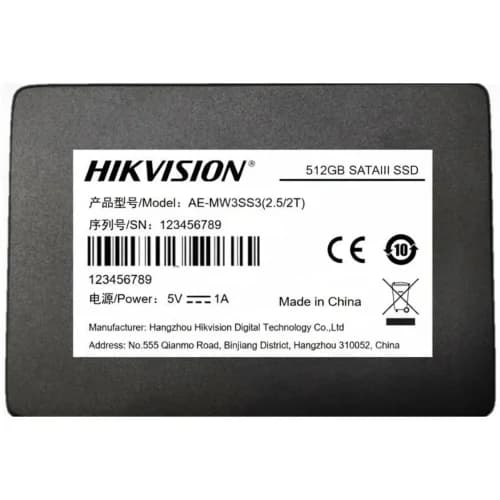 Hikvision AE-MW3SS3(2.5/512G) 512GB Mobil Güvenlik SSD Diski - SSD DİSK - Hikvision
