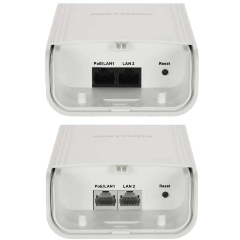 HIKVISION DS-3WF1000-EI-2N/P 1 KM 300 Mbps 2.4 GHz Kablosuz Köprü Seti – PoE Destekli, 2'li Wireless Bridge Kit - Ürün Görseli 2