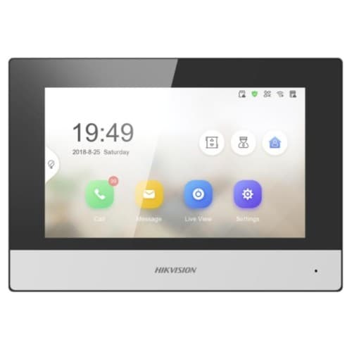 Hikvision DS-KH6320-WTE1 7“ Dokunmatik İç Ortam İnterkom - İÇ ÜNİTELER - Hikvision