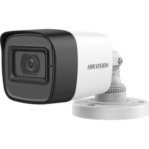 Hikvision DS-2CE16H0T-ITPFS 5MP HD-TVI Bullet Kamera – Dahili Mikrofon, 25m IR, IP67 - HİBRİT KAMERALAR - Hikvision