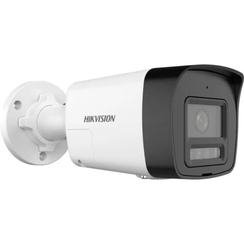 Hikvision DS-2CD1083G2-LIUF/SL 8 MP Smart Hybrid Light Bullet IP Güvenlik Kamerası (Dahili Mikrofon ve Hoparlör, Çift Yönlü Ses, IP67, PoE) - IP KAMERALAR - Hikvision
