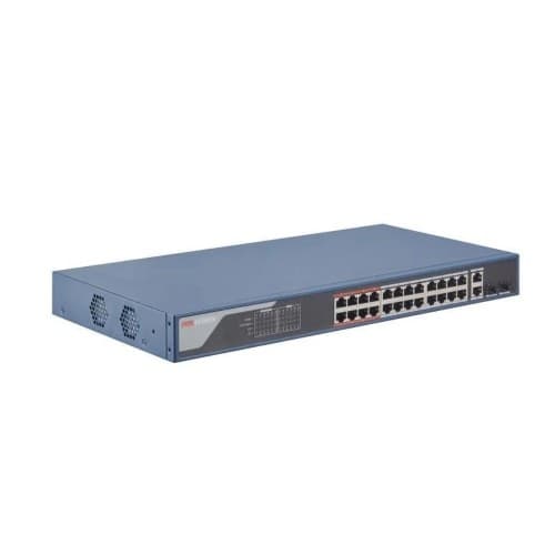 HIKVISION DS-3E1326P-EI 24 PORT 10/100 24 PORT POE 2 PORT GBIT UPLINK 370W YONETILEBILIR SWITCH - POE SWITCH - Hikvision
