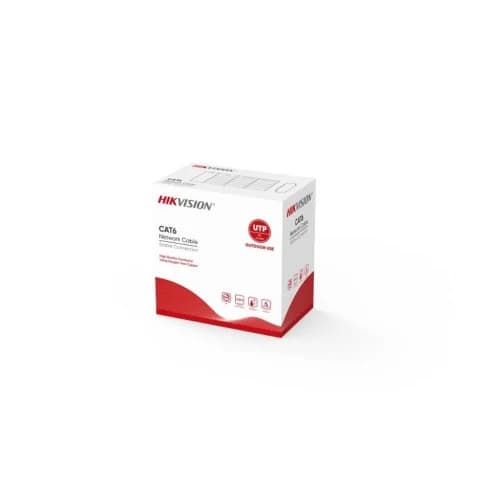 Hikvision DS-1LN6OUSPE Cat6 U/UTP PE Dış Ortam Network Kablosu 23 AWG 305 Metre (%99.95 Saf Bakır) - DATA & LAN KABLOLARI - Hikvision