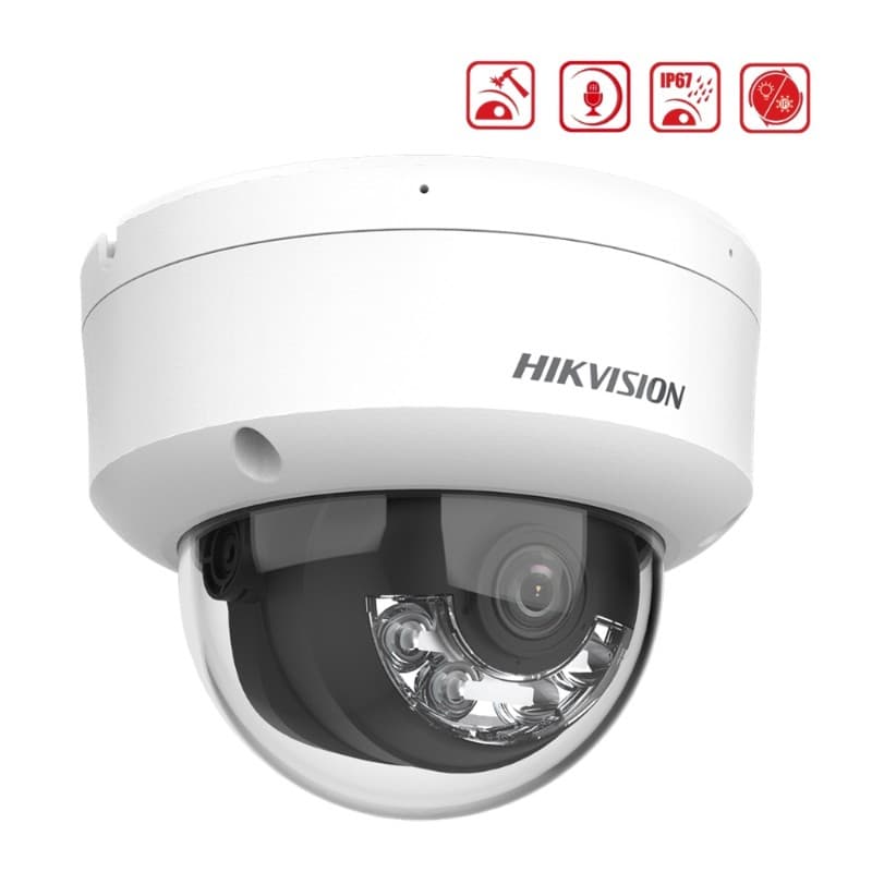 4MP 2.8mm Akıllı Çift Işık Mic. AcuSense Mini Dome - Ürün Görseli 3