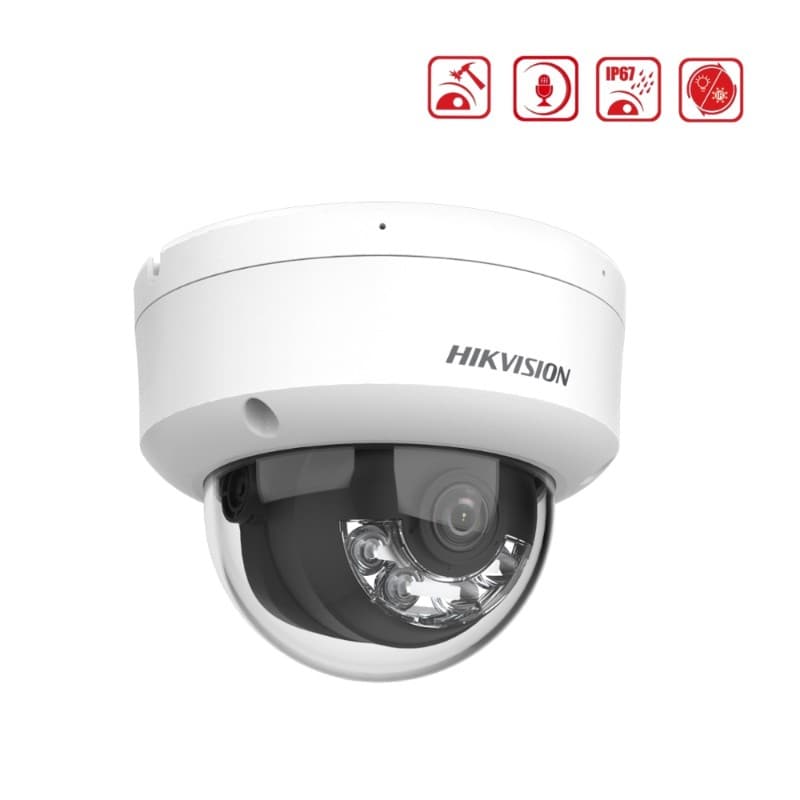 2MP 2.8mm Akıllı Çift Işık Mic. AcuSense Mini Dome - Ürün Görseli 3