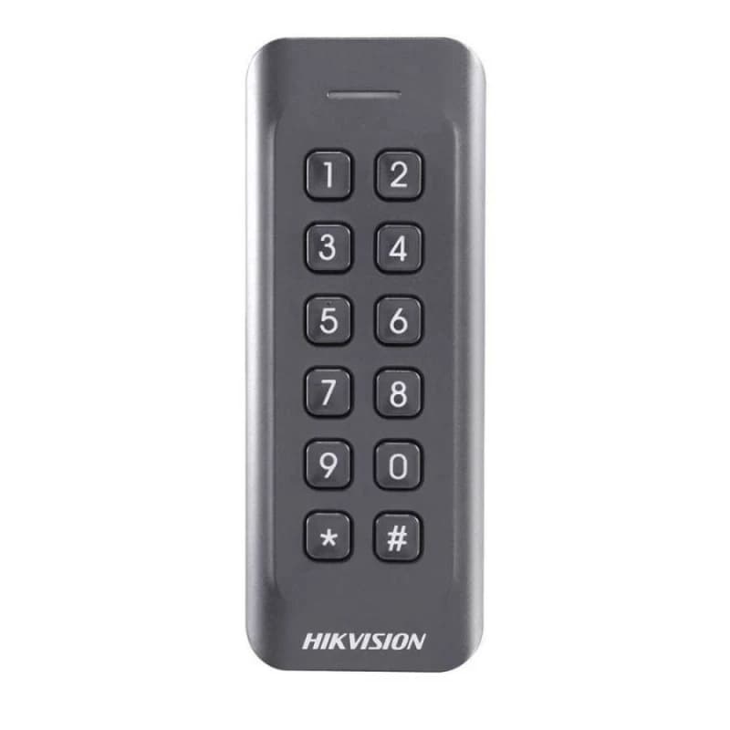 Hikvision DS-K1802EK Proximity Kart Okuyucu – Tuş Takımlı, Wiegand Bağlantılı, IP65 Geçiş Kontrol Okuyucusu - KONTROL CİHAZLARI - Hikvision